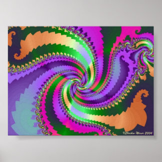 Affiche Paisley Spiral
