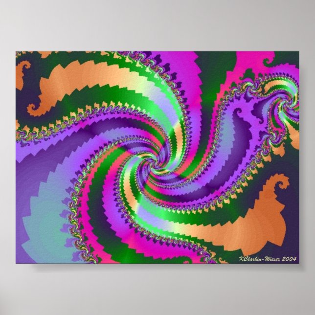 Affiche Paisley Spiral (Devant)