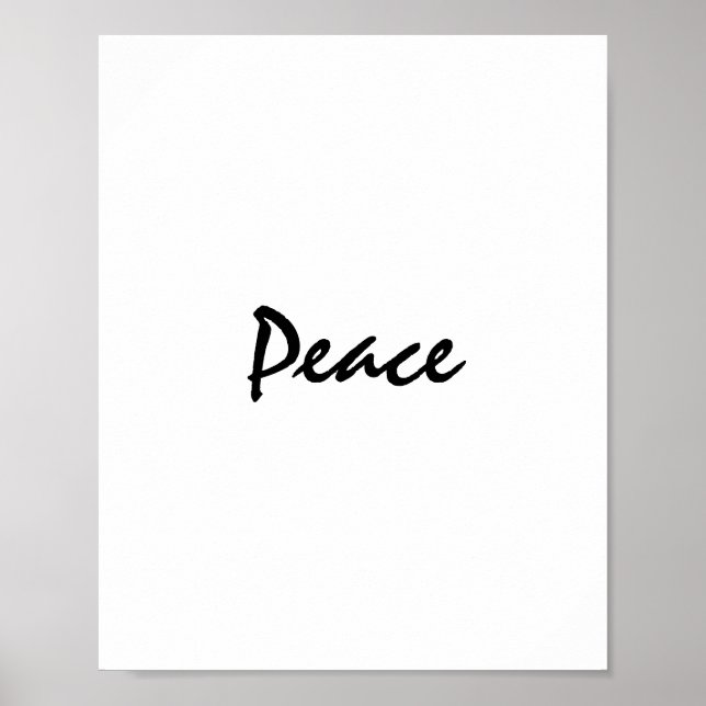 Affiche Paix (Devant)