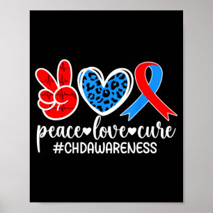 Affiche Paix Amour Cure Sensibilisation Tcc Mère D'un Guer