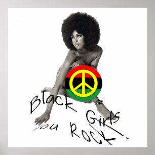 Affiche Paix Amour et Bonheur