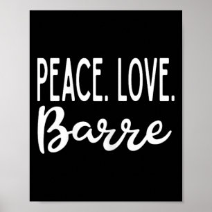 Affiche Paix Amour Rre Exercice Yoga Rre Fitness Cl