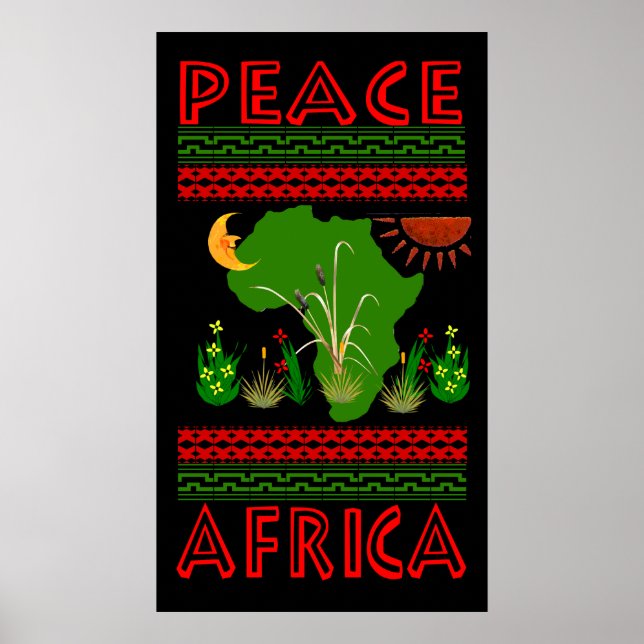 Affiche Paix en Afrique (Devant)
