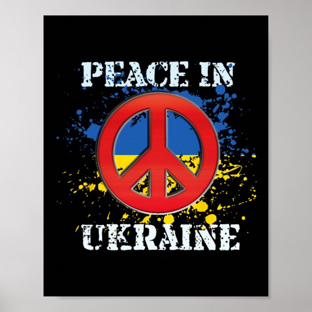 Affiche Paix en Ukraine  (Devant)