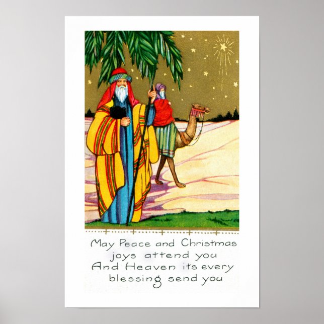 Affiche Paix et joie de Noël (Devant)
