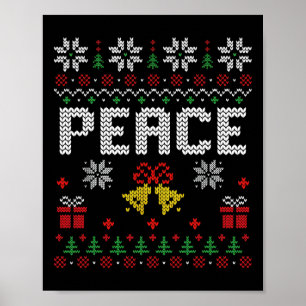 Affiche Paix Je viens en paix Noël Couple Correspondant Ug
