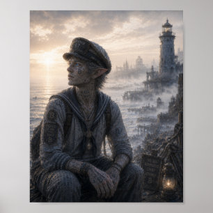 Affiche Paix / Marin / Côte du phare