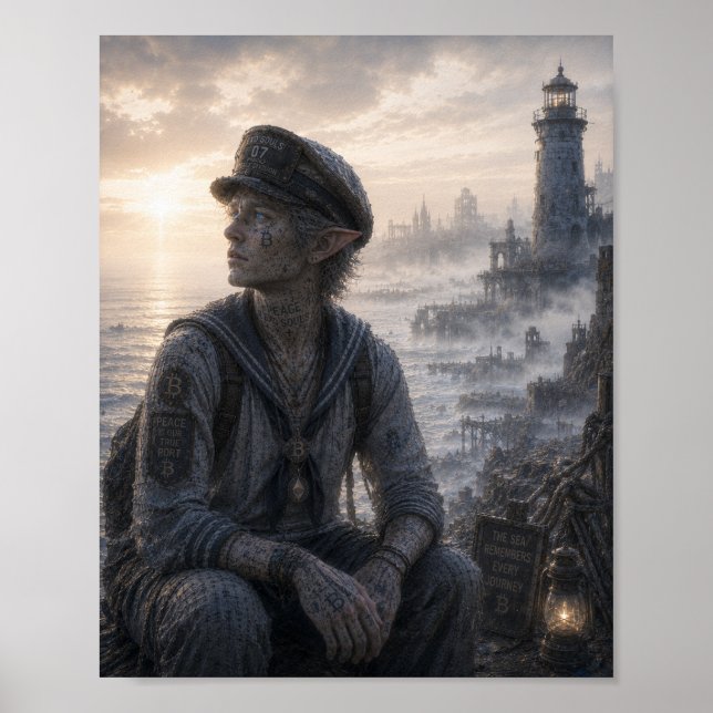 Affiche Paix / Marin / Côte du phare (Devant)