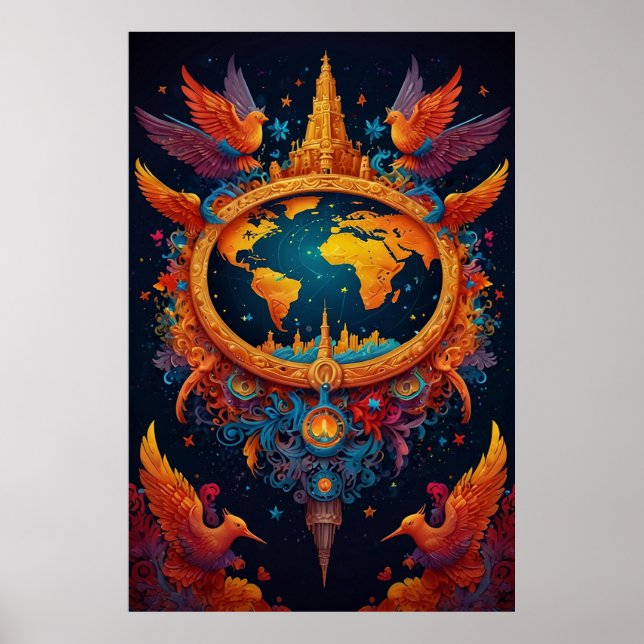 AFFICHE PAIX MONDIALE (Devant)