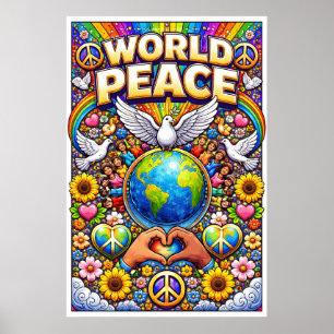 AFFICHE PAIX MONDIALE