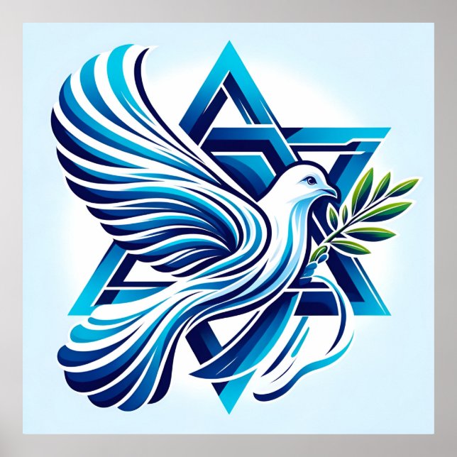 Affiche Paix pour Israël (Devant)