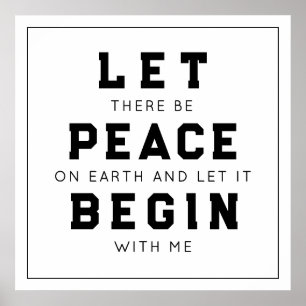 Affiche Paix sur Terre