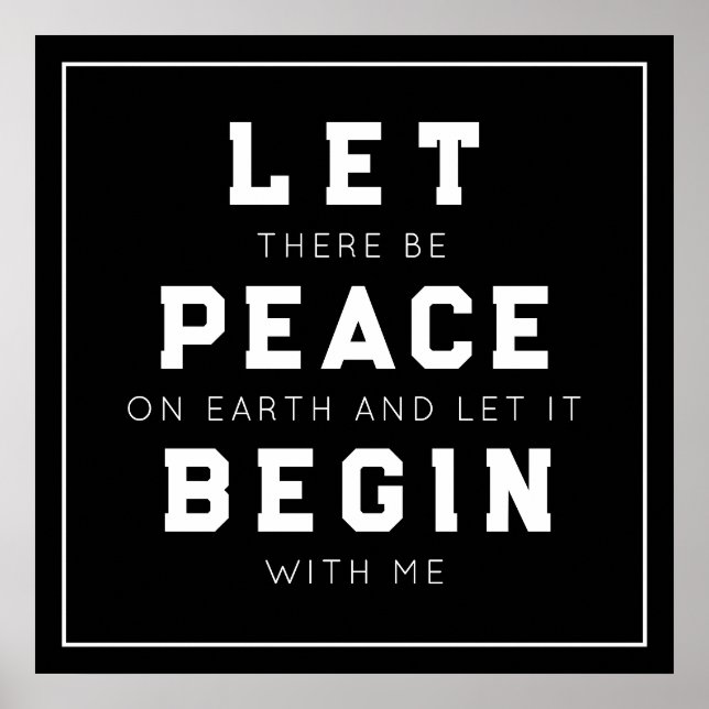 Affiche Paix sur Terre (Devant)