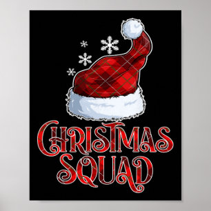 Affiche Pajama de famille de l'équipe de Noël Noël Noël No