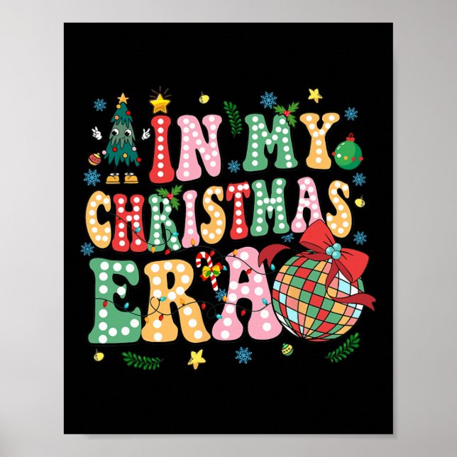 Affiche Pajamas De Famille De Noël Dans Mes Noël (Devant)