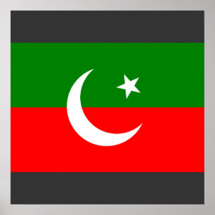 Affiche Pakistan Tehreek e Insaf, Pakistan