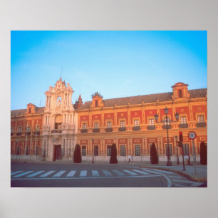 Affiche Palacio de Telmo à Séville, Espagne siège de