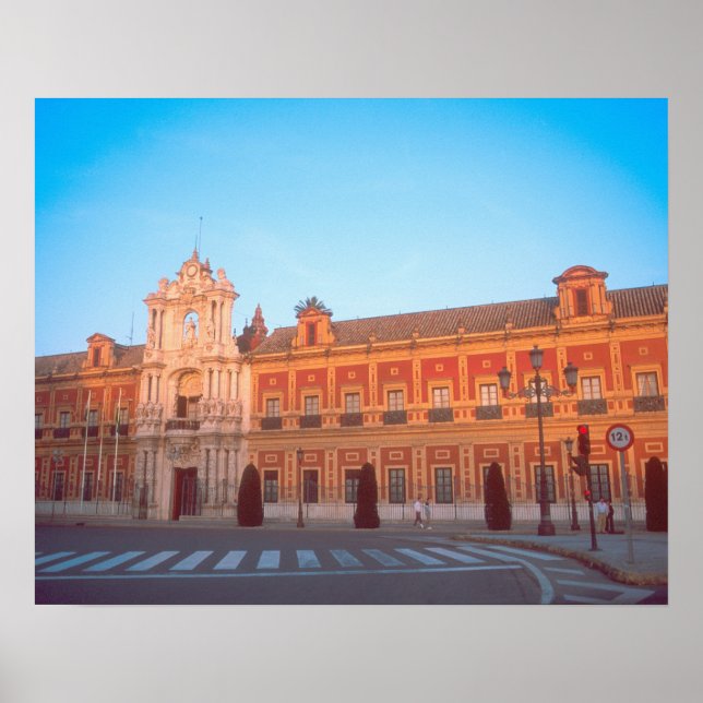 Affiche Palacio de Telmo à Séville, Espagne siège de (Devant)