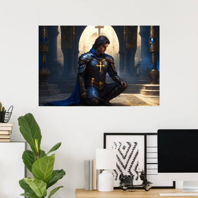 Affiche Paladin de la prière complice (Bureau à domicile)