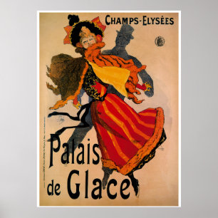 Affiche Palais De Glace, 1896 Annonce Art Nouveau