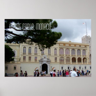 Affiche Palais de Monaco à Monte Carlo Photographie de voy