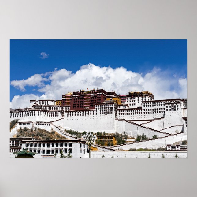 Affiche Palais de Potala à Lhassa - Tibet (Devant)
