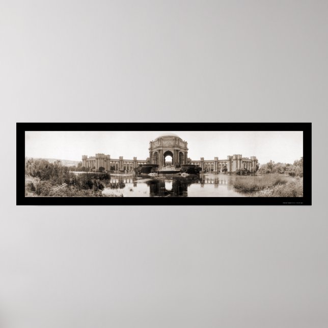 Affiche Palais des Beaux-Arts SF Photo 1919 (Devant)