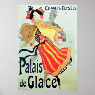 Affiche Palais des Glaces", Champs Elysées, Paris, 1893