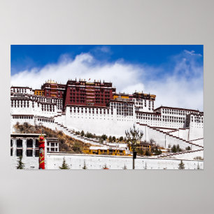 Affiche palais Potala à Lhassa - Tibet