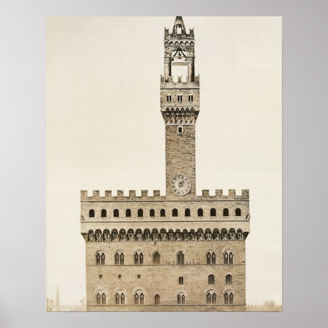 Affiche Palazzo Vecchio, ou Palazzo della Signoria, Fl (Devant)