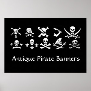 AFFICHE PÂLE DE PIRATES NOIRES, OBJETS TRAVERSÉS, ÉPINES