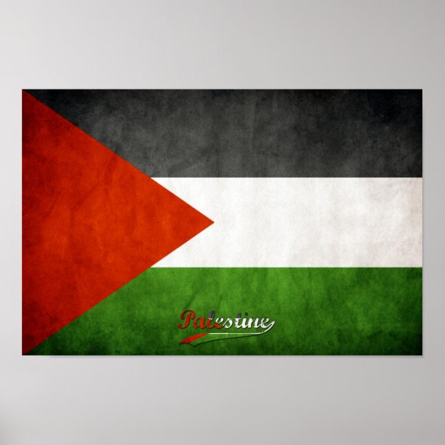 Affiche Palestine Grunge (Devant)