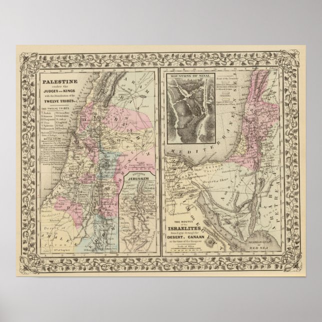 Affiche Palestine, Israël (Devant)
