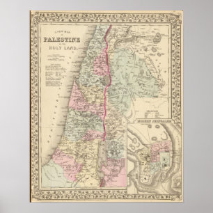 Affiche Palestine, Jérusalem