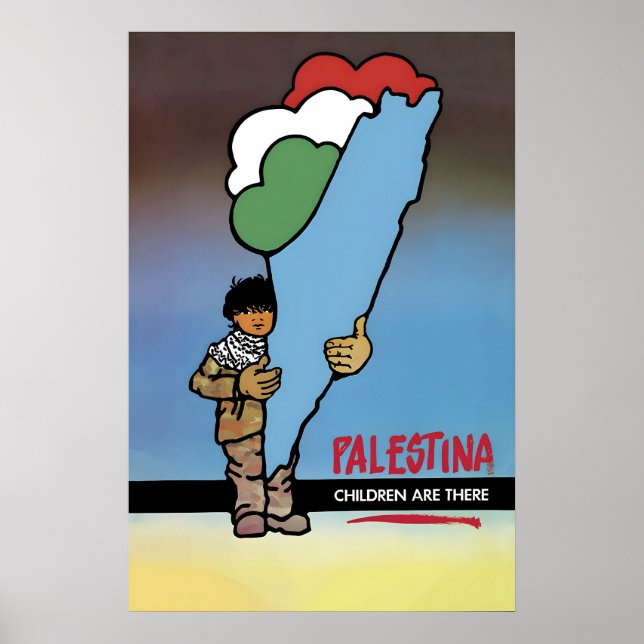 Affiche Palestine - Les enfants sont là (Devant)
