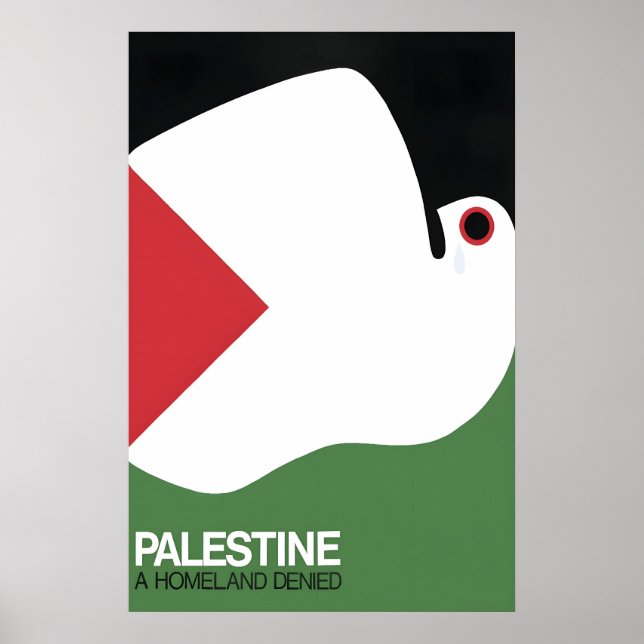 Affiche Palestine - une patrie niée (Devant)