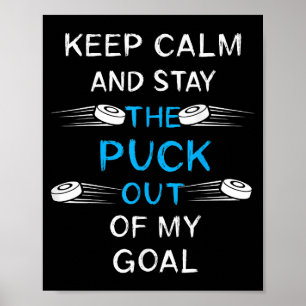 Affiche Palet de hockey sur glace Jouer au hockey sur glac