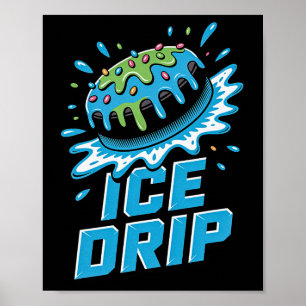 Affiche Palet de hockey sur glace pour enfants Graphique d