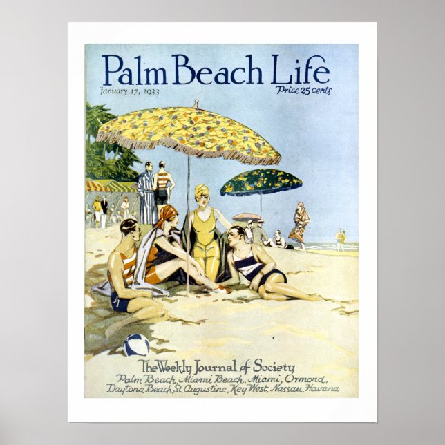 Affiche Palm Beach Life #3 print (Devant)