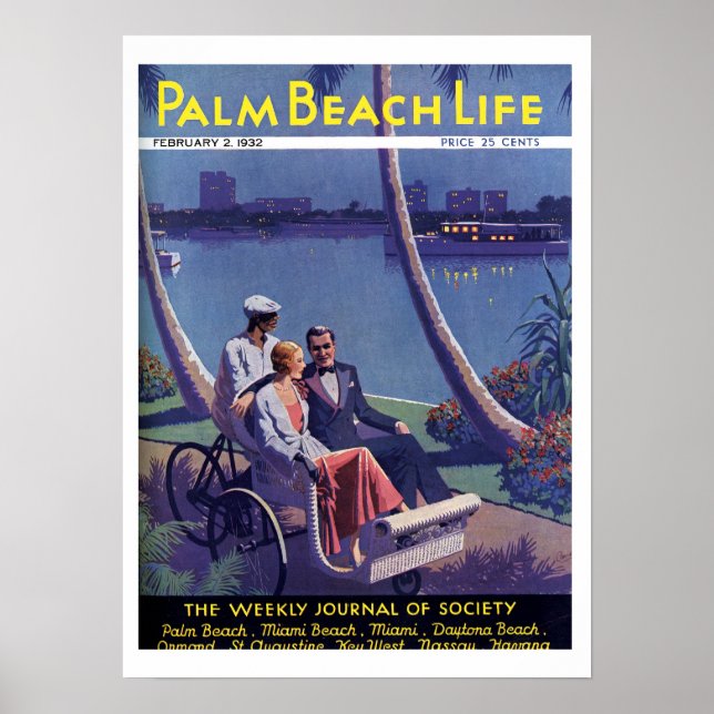 Affiche Palm Beach Life #4 print (Devant)