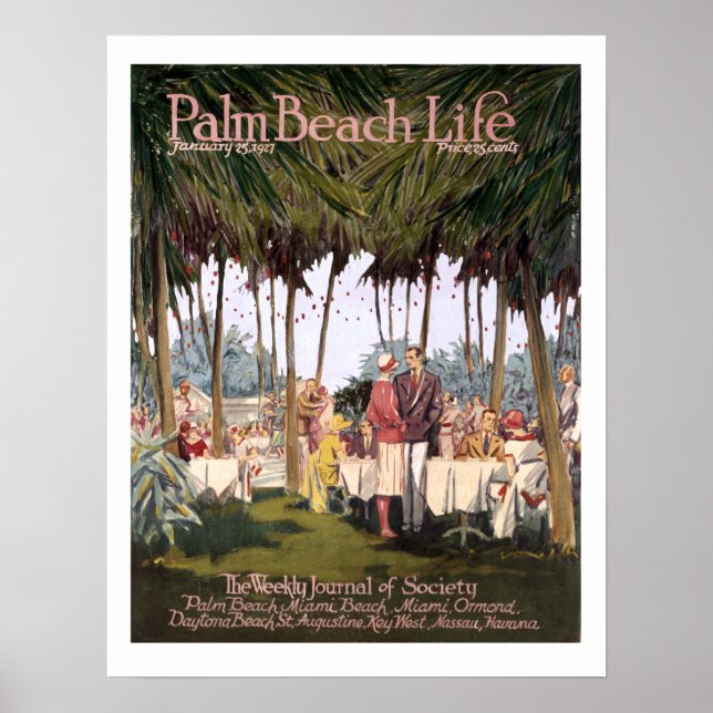 Affiche Palm Beach Life #7 print (Devant)