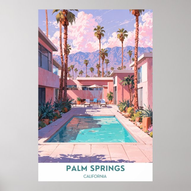 Affiche Palm Springs - Belle Californie (Devant)