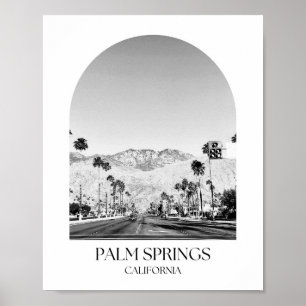 Affiche Palm Springs California Arch Photo Print