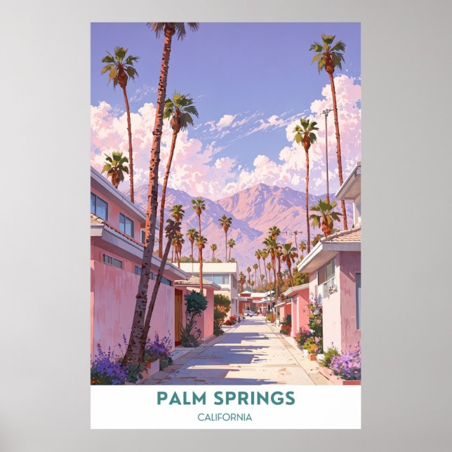 Affiche Palm Springs - Californie (Devant)