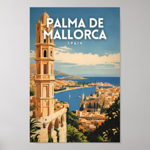 Affiche Palma De Mallorca Espagne Voyage
