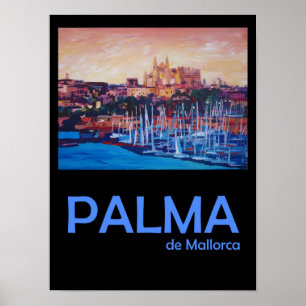 Affiche Palma de Mallorca Voyage rétro