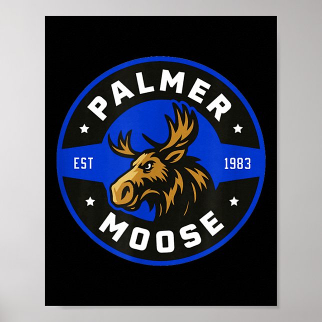 Affiche Palmer Moose Hockey 2025  (Devant)