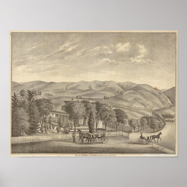 Affiche Palmer res, vignoble (Devant)