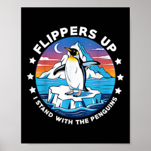 Affiche Palmes En Haut Je Me Trouve Avec Les Pingouins