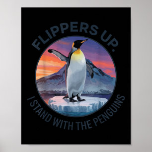 Affiche Palmes En Haut Je Me Trouve Avec Les Pingouins